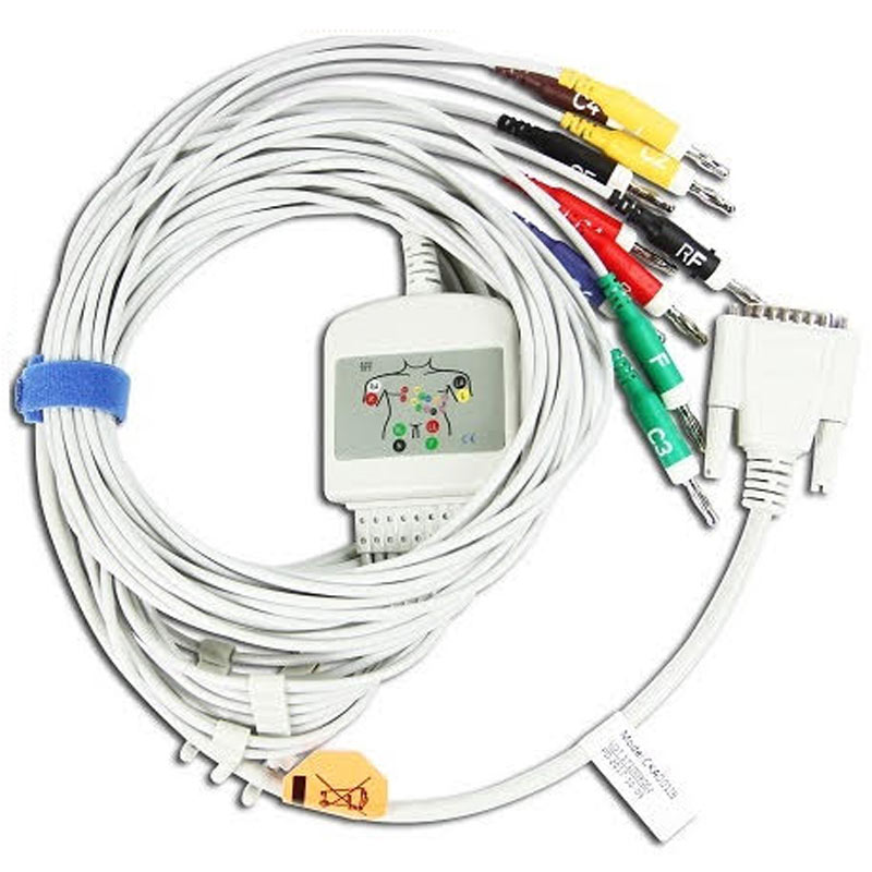 Cablu ECG/EKG cu 10 fire pentru electrocardiograf EDAN SE 600 - cablu monitorizare medicala